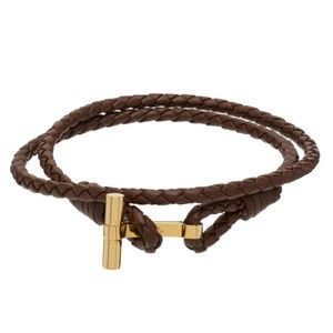 Tom Ford T-Logo Braided Bracelet